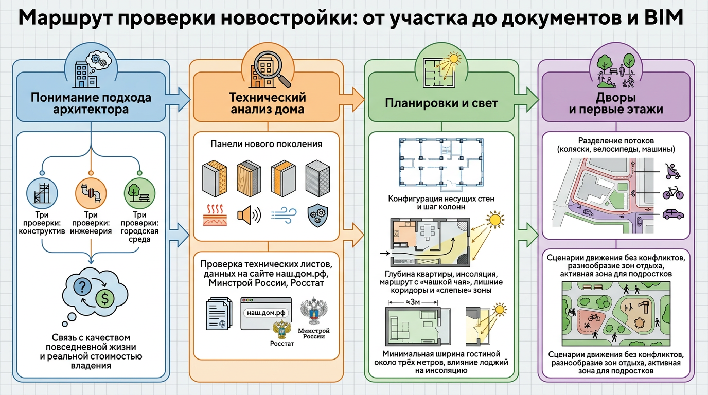 Маршрут проверки новостройки 